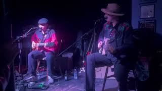 James Oliver and zac schulze duo playing Folsom prison blues live in broadstairs [upl. by Christen598]