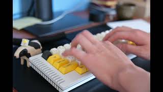 Gateron Milky Yellow Pro sound test [upl. by Strickman345]