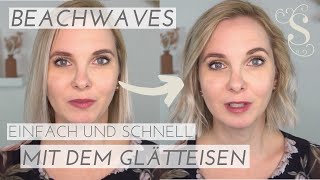 Beachwaves mit Bob  Schnelle Wellen mit dem Glätteisen [upl. by Delisle418]