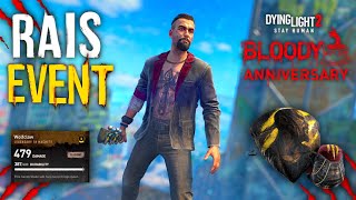 New Event How To Get Rais Outfit Rais Machete amp Paraglider In Dying Light 2 New Update [upl. by Astrix39]