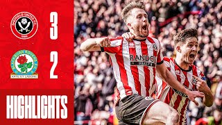 DOYLE SCREAMER SENDS BLADES TO FA CUP SF 🚀 🔥  Sheffield United 32 Blackburn  FA Cup Highlights [upl. by Hamrnand]