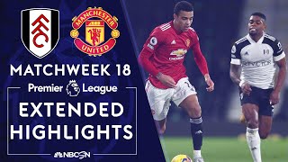 Fulham v Manchester United  PREMIER LEAGUE HIGHLIGHTS  1202021  NBC Sports [upl. by Addam]