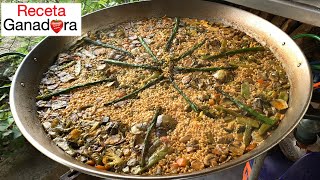 Paella de verduras  Receta ganadora [upl. by Maurine531]