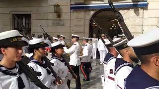 🎖️ ¡Izado de Bandera en Capitanía General de Cartagena 🎖️ [upl. by Sirroned]