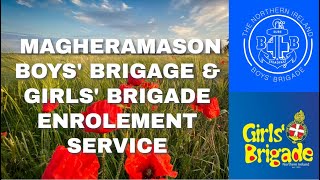 Magheramason Boys amp Girls Brigade Enrolement Service [upl. by Regnij]