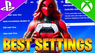 NEW BEST Controller SETTINGS For Fortnite Chapter 5 PS5PS4XboxPC [upl. by Westney834]