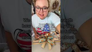 How to make a FALL WREATH BOW  RIBBON BOW TUTORIAL  DIY Fall Multi Ribbon Bow bowmaking 🍂 [upl. by Ahnavas]