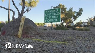 Complaints pile up in Gilbert over fiber optic installation [upl. by Asp]