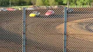 Mark Stolzenburg 5 IMCA sport compact Heat Race [upl. by Lock]