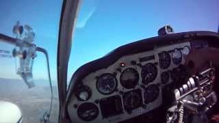 Beechcraft Baron Takeoff and Climb Cockpit View [upl. by Holub103]