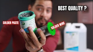 Best Products For Electronic Repairing  NP Solder Paste  Solder Wire and Flux [upl. by Anetsirk115]