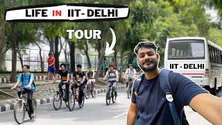 IIT Delhi campus TOUR  Students life in IIT Delhi  Roads hostels canteen department amp fun talk [upl. by Asecnarf]