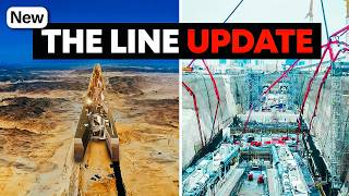 THE LINE  NEOM Latest Construction Update  2024 [upl. by Beker737]