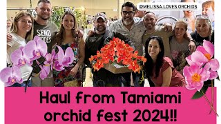 Awesome haul from the Tamiami Orchid Festival 2024 [upl. by Aitnauq]