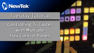 Tuesday Tutorial  Controlling TriCaster with Multiple Flex Control Panels [upl. by Alburga]