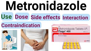 metronidazole tablets ip 400mg hindi flagyl 400mg  use and side effects  metrogyl tablet 400mg [upl. by Arreis]