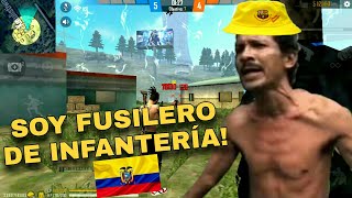 SOY FUSILERO DE INFANTERÍA  FreeFire Ecuador  Israel Rodezel [upl. by Sheryle]