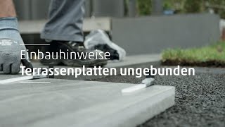 Platten richtig verlegen Die ungebundene Bauweise [upl. by Kori563]