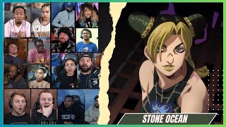 quotENTERING Jolyne Kujoquot Jojo Bizarre Adventure Stone Ocean Episode 01 REACTION MASHUP [upl. by Amara759]