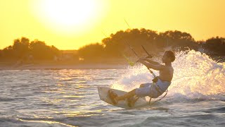 Kitesurfing in Limnos Greece  Tosho Yanev  Keros Beach 2018 [upl. by Edris]