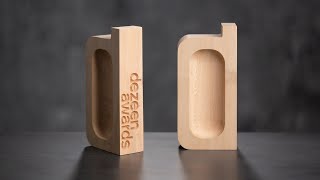 Dezeen Awards 2020 trophies are crafted from salvaged London trees  Dezeen Awards [upl. by Mita]