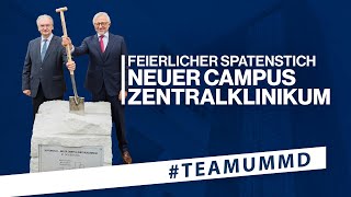 Feierlicher Spatenstich quotNeuer Campus Zentralklinikumquot [upl. by Tichon]