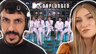 Producer REACTS to BTS 방탄소년단  MTV Unplugged ALL songs  statement on Matthias Matuschik [upl. by Stratton]