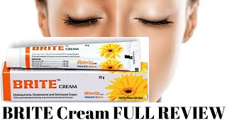 BRITE CREAM FULL REVIEW BEST CREAM FOR FAIRNESS [upl. by Frodine]