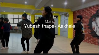 Aakhale  Yabesh thapa  DANCE VIDEO  by Stanzoman aakhale dancechoreography [upl. by Kleinstein]