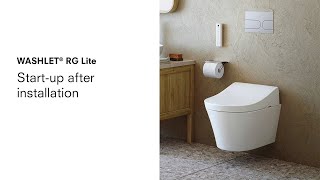 Quick start guide for WASHLET RG Lite [upl. by Post]