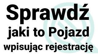 Historia Pojazdu po wpisaniu samego numeru rejestracji [upl. by Naarah]