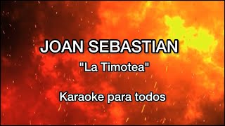 JOAN SEBASTIAN la timotea Karaoke [upl. by Pam898]