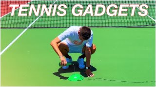 I Tested Every Tennis Gadget  Topspin Pro Radar Wrist Trainer and much more… [upl. by Jemmy]