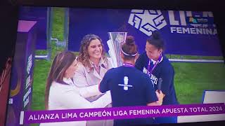 ALIANZA LIMA CAMPEON 2024 futbol femenino [upl. by Beacham516]