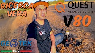 Metal Detector Quest V80 in Ricerca Vera Vediamo come è Andata [upl. by Moazami]