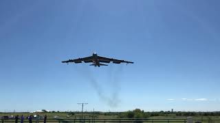 B52 landing at KAFW [upl. by Seabury]