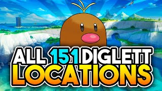 All 151 Diglett Locations In The Isle of Armor  Pokemon Sword and Shield DLC [upl. by Howarth908]