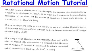 Physics Rotational motion class 1 [upl. by Sibley]