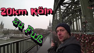 20km zu Fuß durch Köln [upl. by Ainollopa]