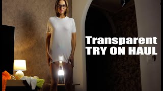 Try on haul my new transparent dresses [upl. by Klatt]