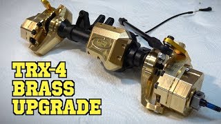 Yeah Racing Brass Upgrade Set for Traxxas TRX4  Installation and Advantages [upl. by Yseulta472]