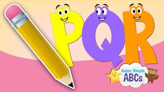 The Sounds of the Alphabet  PQR  ​​🌈 Super Simple ABCs [upl. by Voltmer]