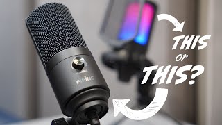 BEST 30 Mic  Fifine K669b Unboxing vs Fifine A6v [upl. by Idorb]