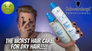 SCHWARZKOPF BC MOISTURE REVIEW  The Worst Shampoo For Your Hair  The Worst Hair Care For Dry Hair [upl. by Novyert310]