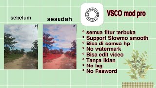 Vsco mod apk terbaru 2022  No pasword  Support All fitur [upl. by Eastman44]