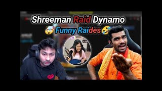 Shreeman Raids Dynamo Fanny Raids  Girls reaction on shreeman Raids daynamo shreemanlegend [upl. by Dacia]