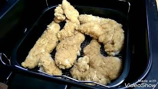 Nuwave 10 Qt air fryer Chicken Tenders sin grasa [upl. by Ahsaenat]