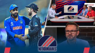 REACTION India defeat the BLACKCAPS to reach CWC23 Final  No Boundaries [upl. by Swehttam]