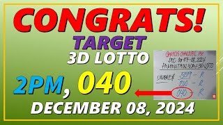 PA MAINTAIN 3DAYS 3D LOTTO EZ2 LOTTO GUIDE DECEMBER 060708 2024Gaming Channel 15K36 [upl. by Eenalem]