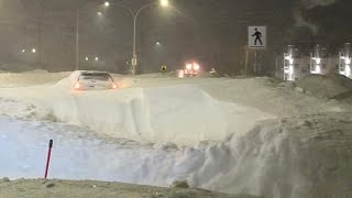 Blizzard PEI charlottetown totally impassable Roads are terrible [upl. by Quackenbush]